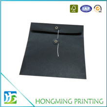 Custom Size Black Paper Envelope Packaging